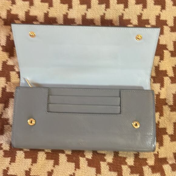 Celine Large Flap Multifunction gray taupe wallet - Picture 4 of 10